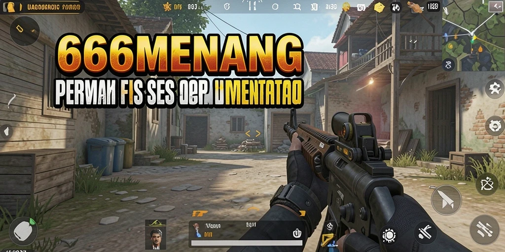 Gameplay seru dari 666MENANG yang menunjukkan pertempuran FPS.