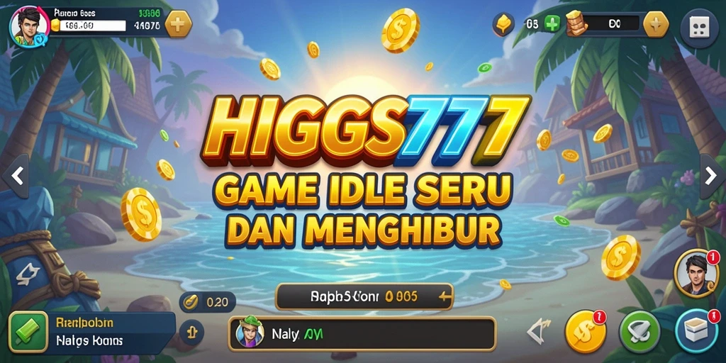 Tampilan gameplay HIGGS777 yang menarik dan penuh warna.