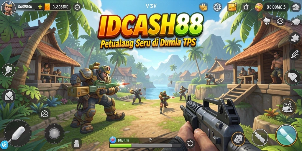 Tampilan gameplay IDCASH88 yang mendebarkan dan penuh aksi.