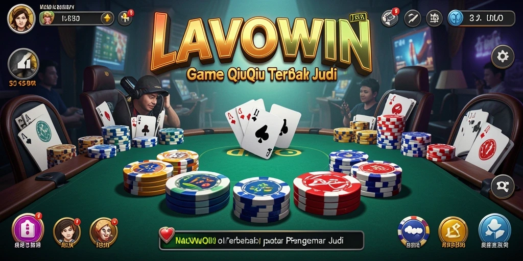 Tampilan gameplay QiuQiu yang mengasyikkan di LAVOWIN.