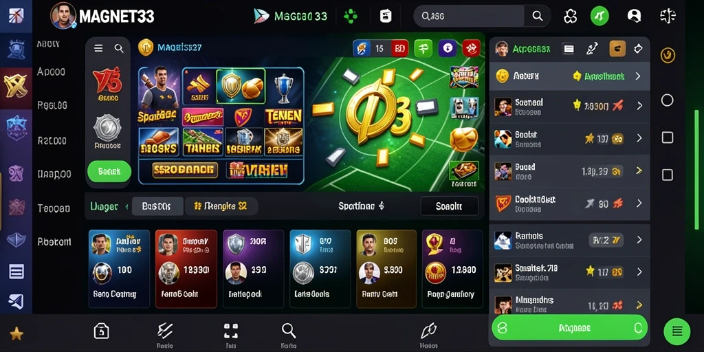 Screenshot gameplay MAGNET33 menampilkan pengalaman taruhan yang menarik dan interaktif.