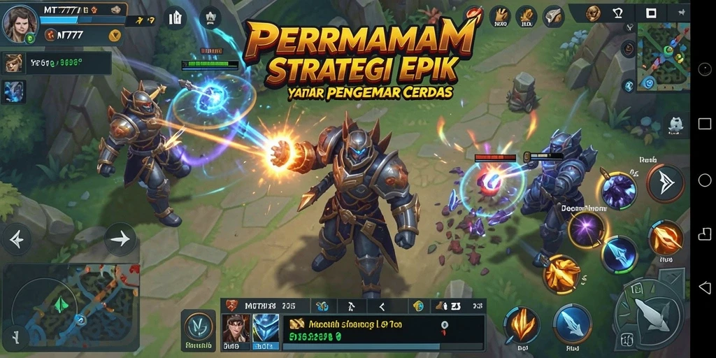 Gameplay MT777 yang menantang dan strategis dalam aksi.