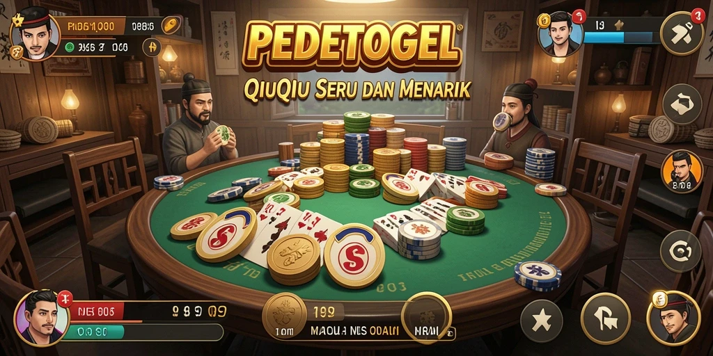 Tampilan gameplay QiuQiu yang seru dan interaktif.