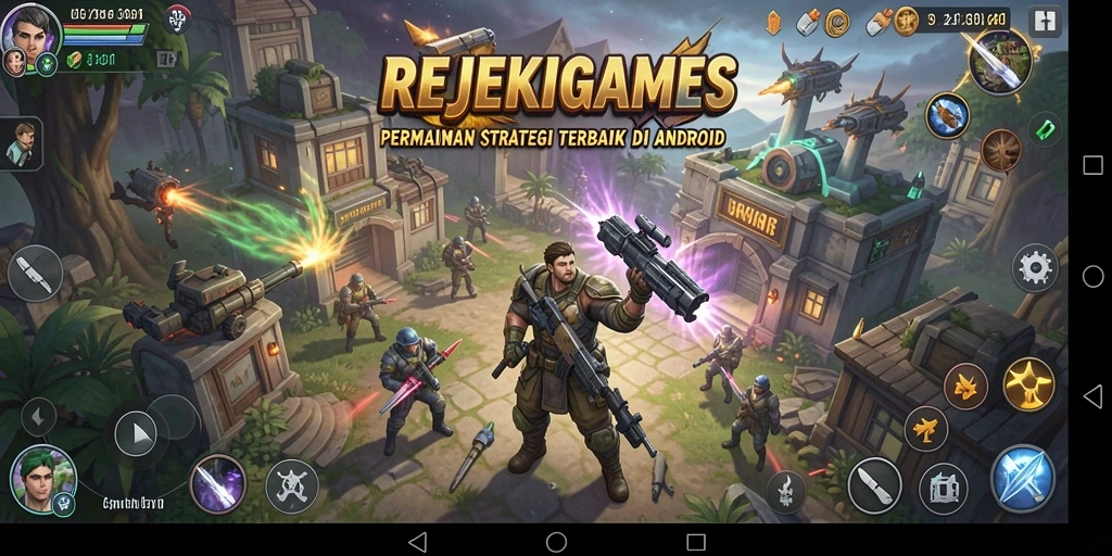 Tangkapan layar gameplay REJEKIGAMES yang menarik dan strategis.