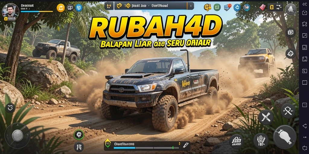 Tampak seru dalam balapan off-road di RUBAH4D.