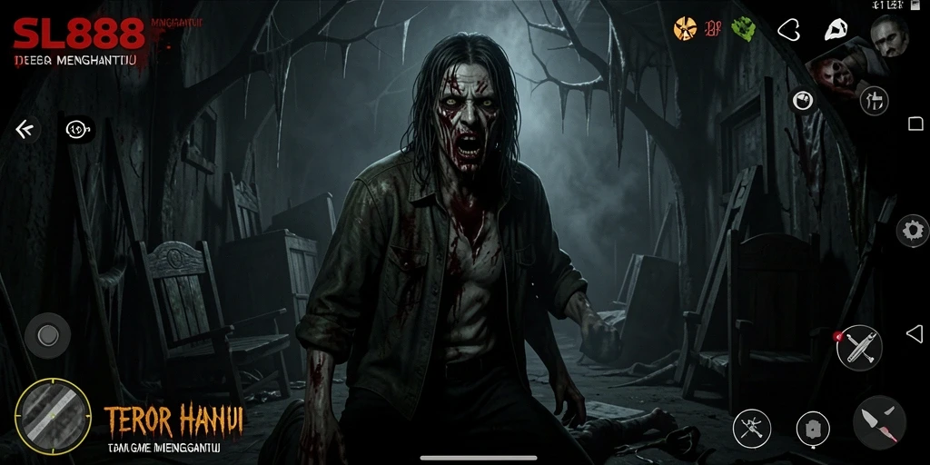 Menampilkan gameplay menegangkan dari SL888 dengan atmosfer Horror.