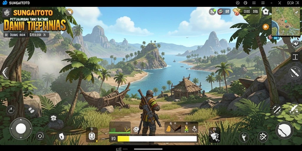 Gameplay SUNGAITOTO menampilkan dunia terbuka yang luas dan dinamis.