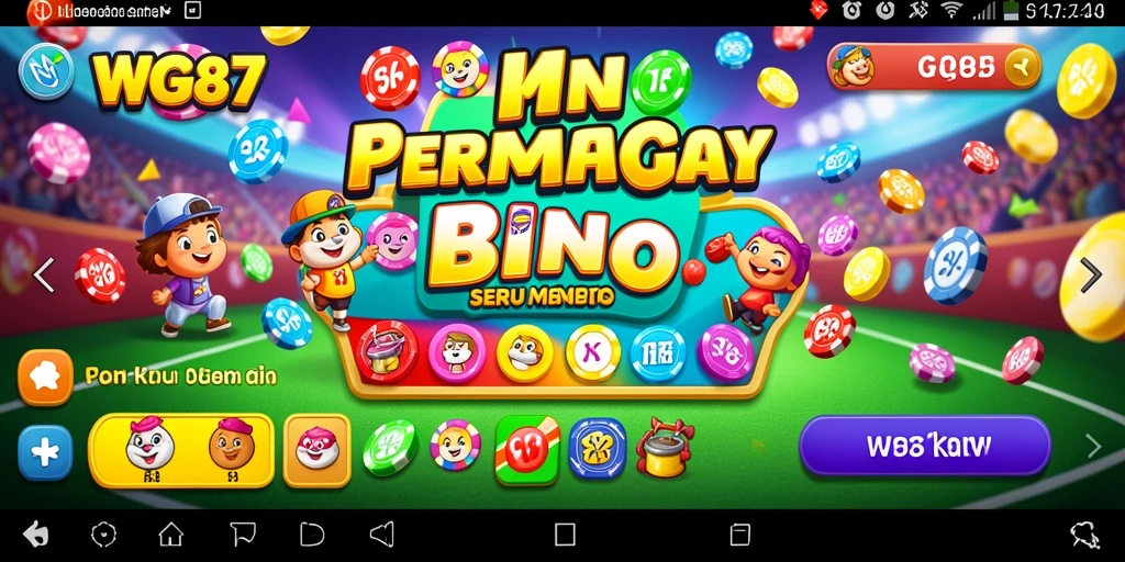 Screenshot gameplay Bingo WG87 yang menarik dan interaktif.