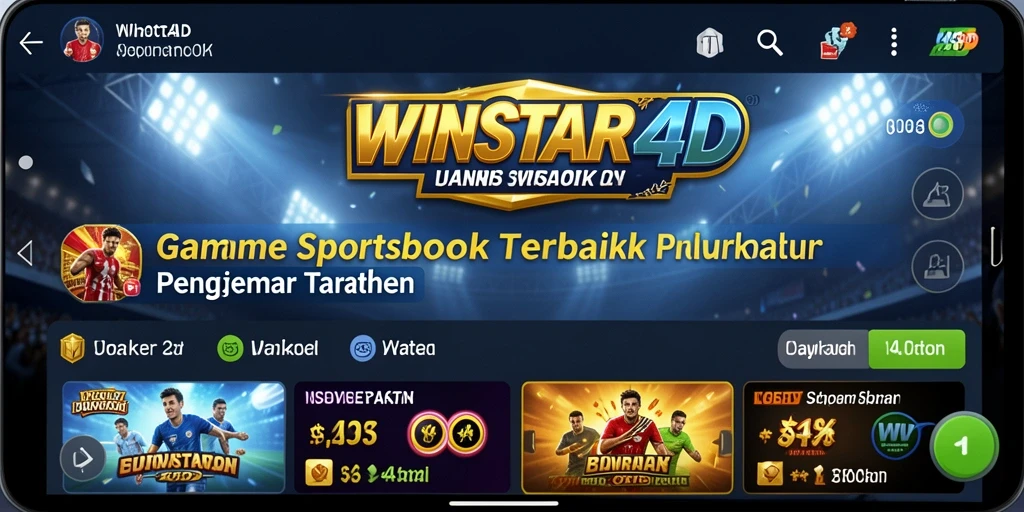 Tampilan gameplay Sportsbook yang menarik dan interaktif.