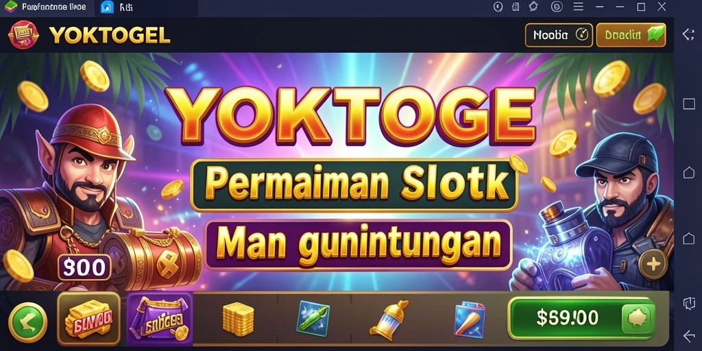 Screenshot utama YOKTOGEL menampilkan gameplay Slot yang seru.